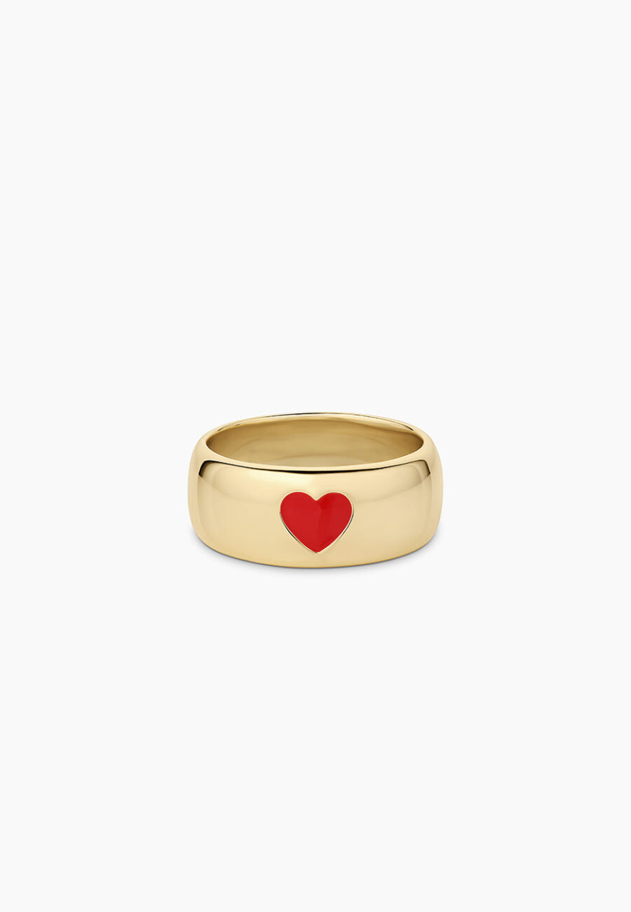 Amour Helium Heart Statement Ring